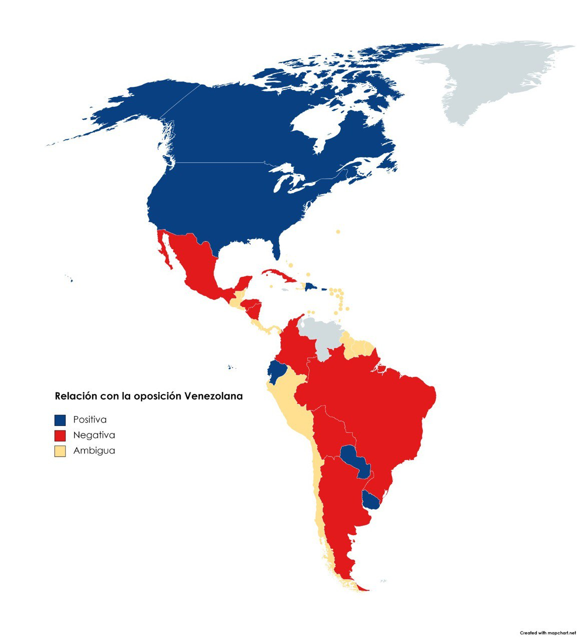 El mapa de la oposición venezolana en Latinoamérica